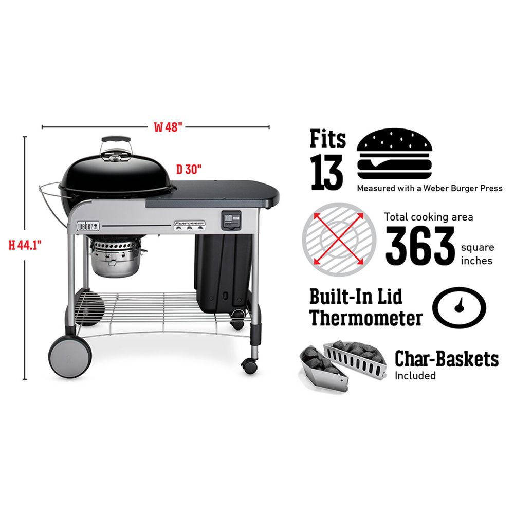Weber: Performer Premium- Black - Image 5
