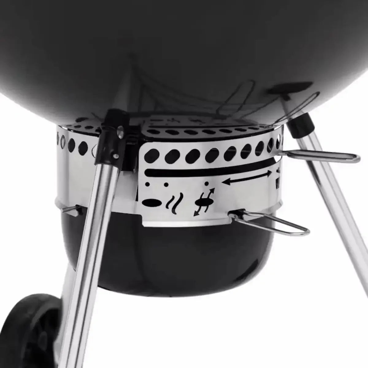 Weber 26 Master-Touch Charcoal BBQ Grill. Black - Image 4