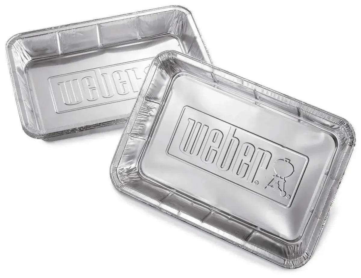Weber Large Aluminum Drip Pans 10-pack