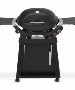 Weber Q 2800N+ Gas BBQ Grill with Stand. Midnight Black