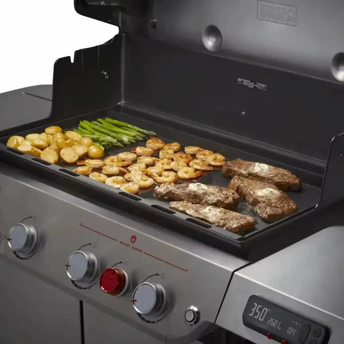 Weber Rust-Resistant Griddle Insert for Genesis 400-Series BBQ Grills - Image 3