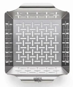 Weber Small Stainless Steel Dlx Grilling Basket