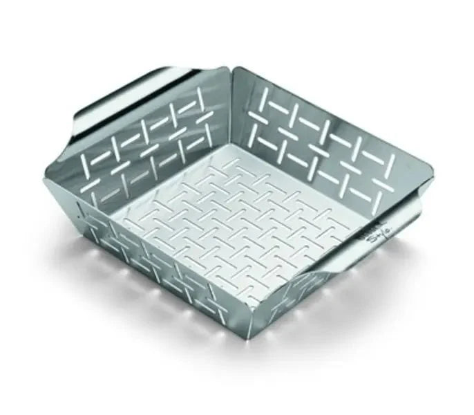 Weber Small Stainless Steel Dlx Grilling Basket - Image 2