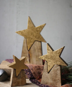 Wooden Star on Base