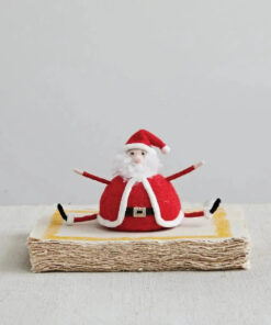 Wool Felt Sitting Santa