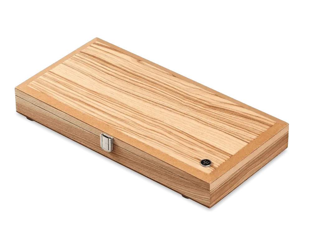 Wusthof 10 Piece Steak Knife & Carving Set. Olivewood Chest - Image 2