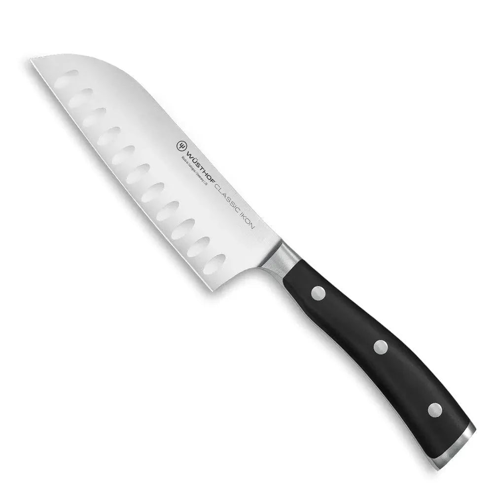 Wusthof 5 Classic Ikon Santoku Knife. Granton Edge - Image 2
