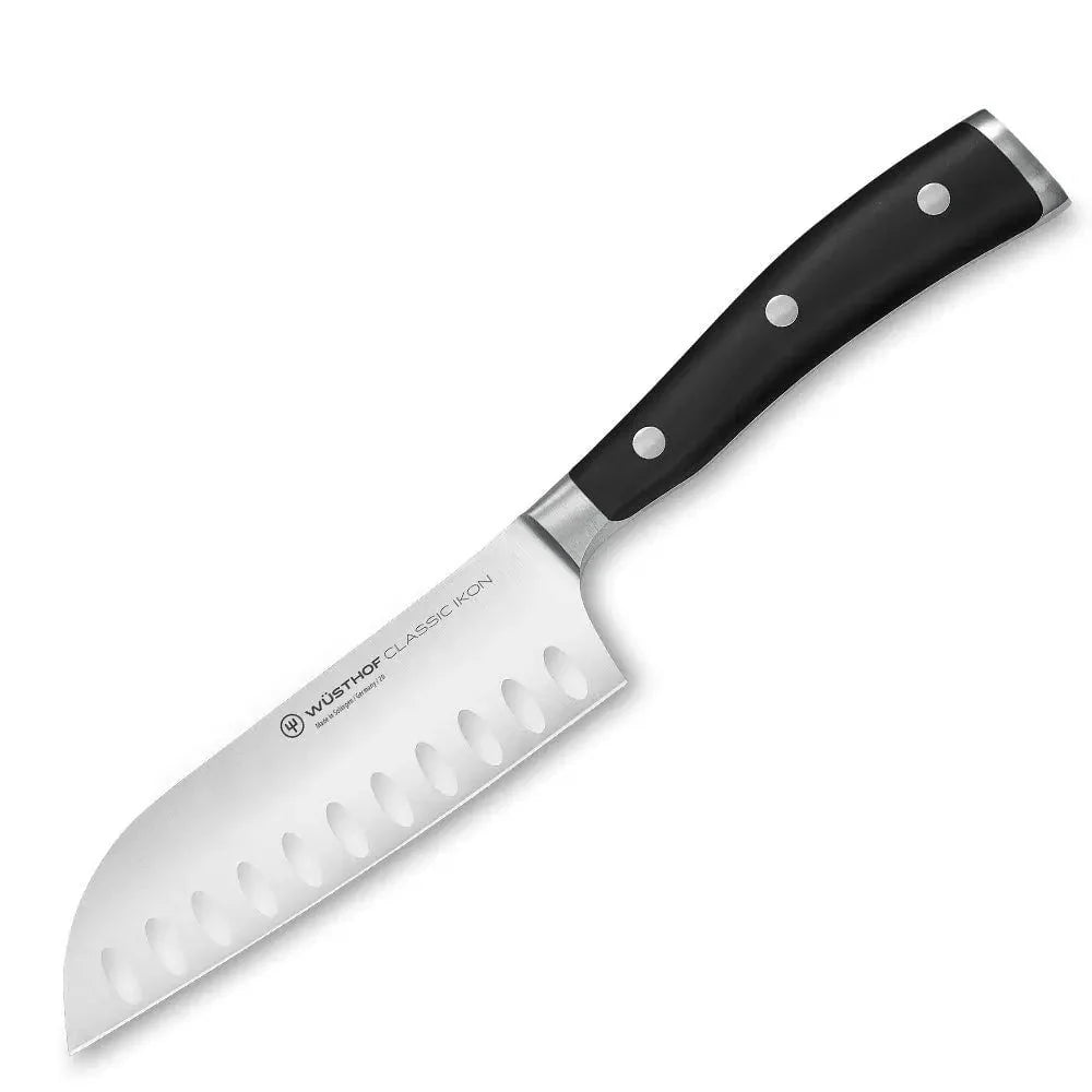 Wusthof 5 Classic Ikon Santoku Knife. Granton Edge