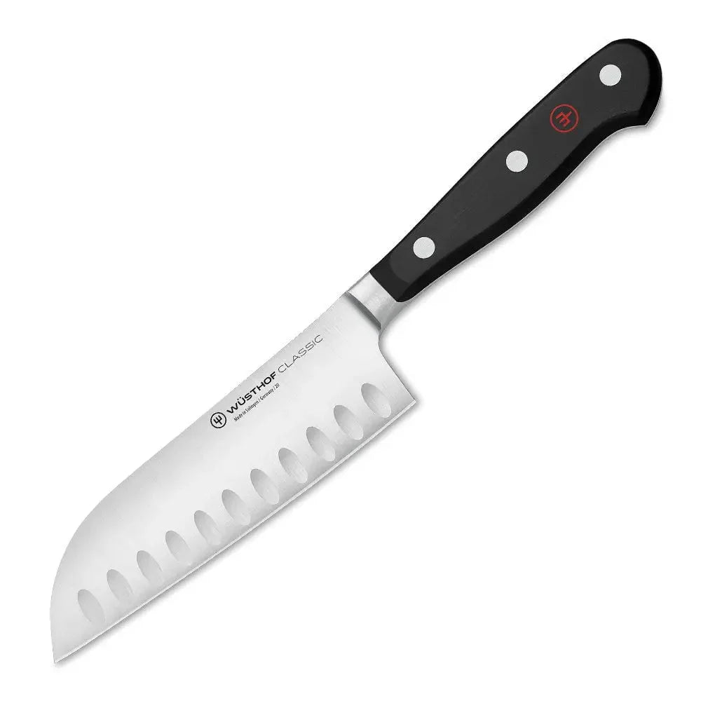 Wusthof Classic 5 Santoku Knife. Hollow Edge
