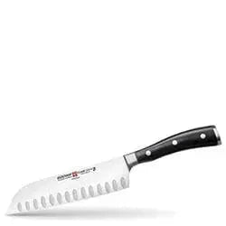 Wusthof Classic IKON 7 Santoku Knife with Granton Edge - Image 2
