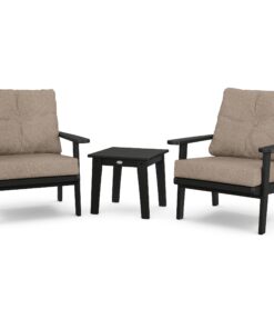 Polywood: Lakeside 3-Piece Deep Seating Chair Set