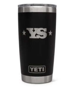 YETI Rambler 20 oz Tumbler with Yoder Smokers Logo