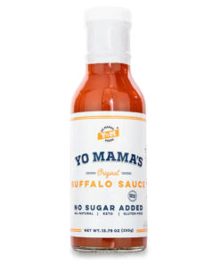 Yo Mama No Sugar Added Buffalo Sauce. 13.75oz