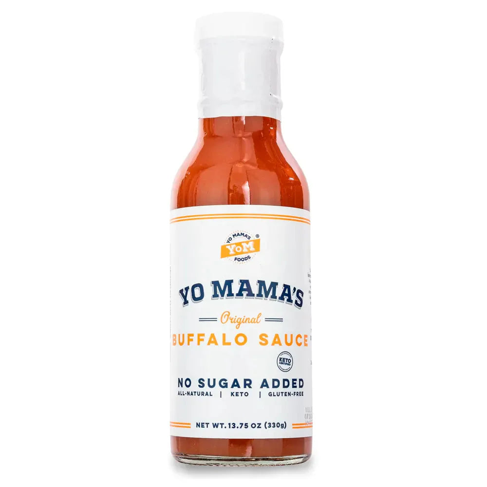 Yo Mama No Sugar Added Buffalo Sauce. 13.75oz