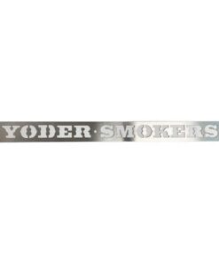 Yoder Smokers Stainless Steel Counterweight Sign. YS480