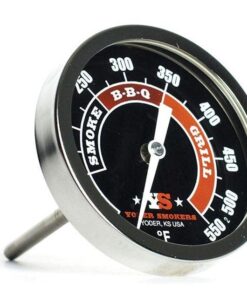Yoder Smokers Tel-Tru Door Thermometer. Threaded