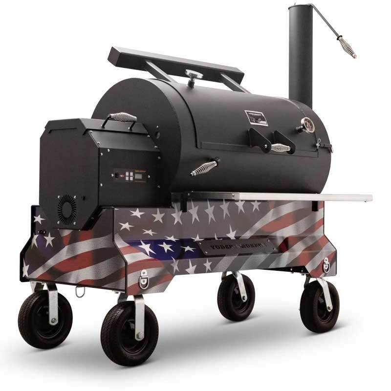 Yoder Smokers YS1500 Competition Cart Magnetic Wrap - American Flag - Image 2