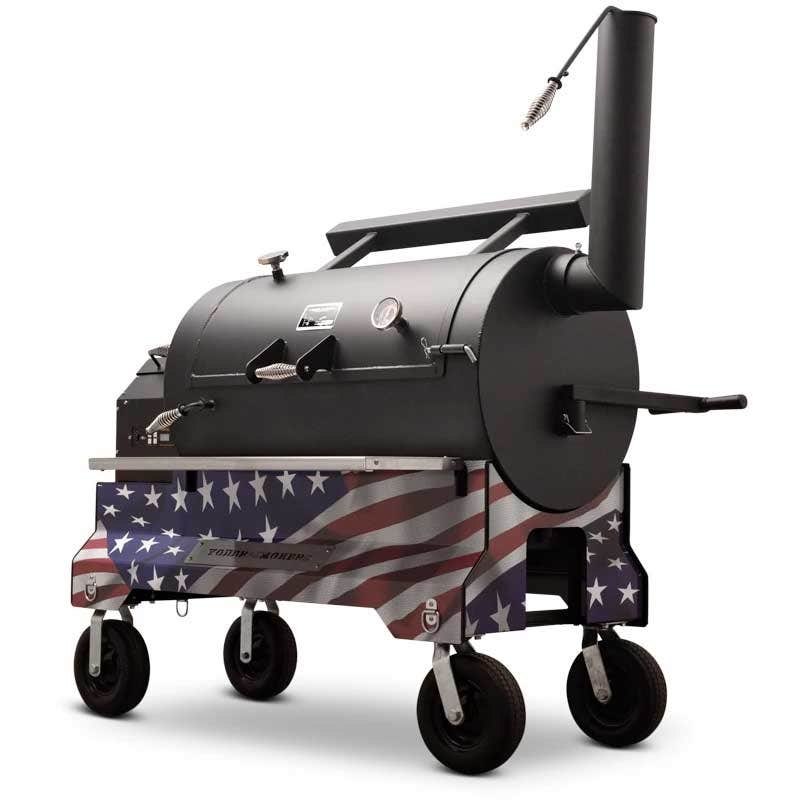Yoder Smokers YS1500 Competition Cart Magnetic Wrap - American Flag - Image 3
