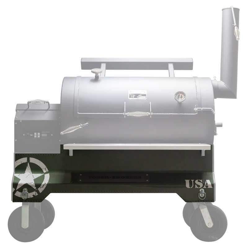 Yoder Smokers YS1500 Competition Cart Magnetic Wrap - Military Green