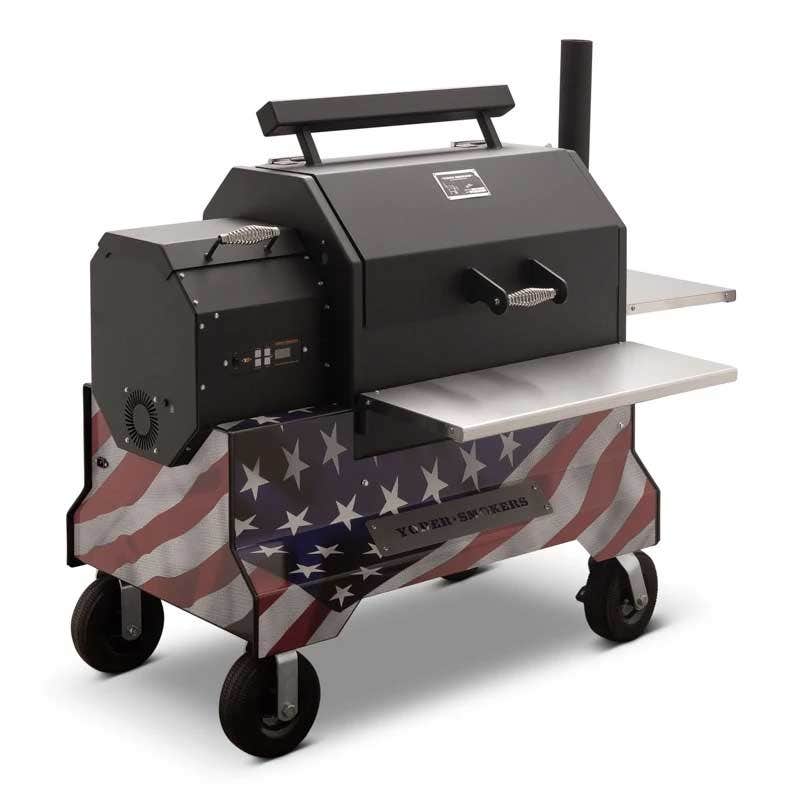 Yoder Smokers YS640 Competition Cart Magnetic Wrap - American Flag - Image 3