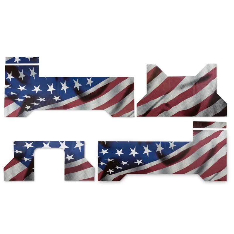 Yoder Smokers YS640 Competition Cart Magnetic Wrap - American Flag - Image 4