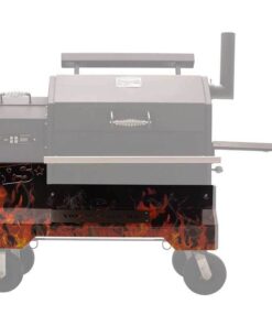 Yoder Smokers YS640 Competition Cart Magnetic Wrap - Orange Flames