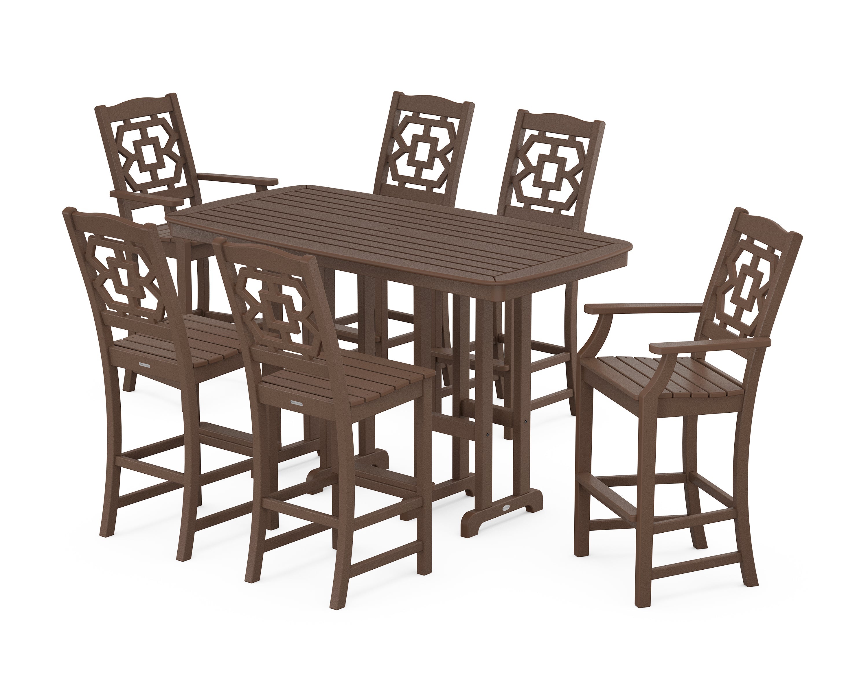 Polywood: Chinoiserie 7-Piece Bar Set - Image 10