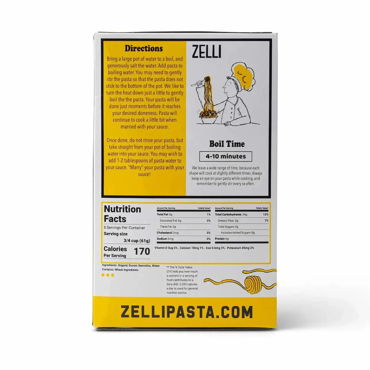 Zelli Radiatore Dried Pasta. 16oz - Image 2