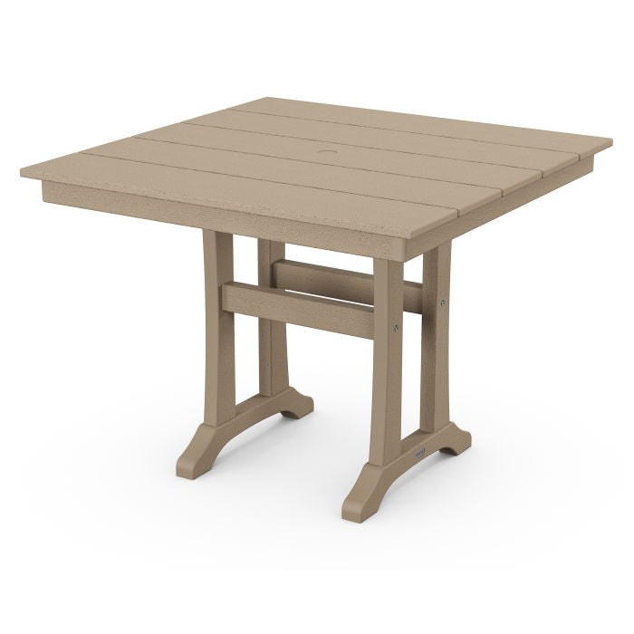Polywood: Farmhouse Trestle 37 Dining Table - Image 24