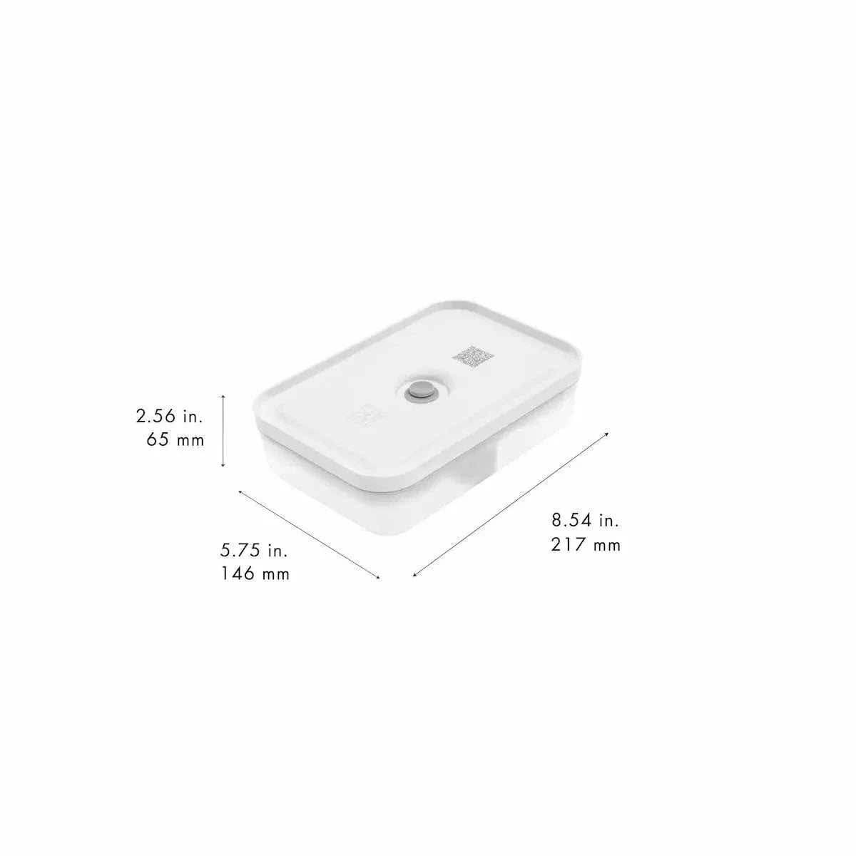 ZWILLING Fresh & Save Vacuum Lunch Box Large Flat Plastic Container - Semitransparent - Image 4