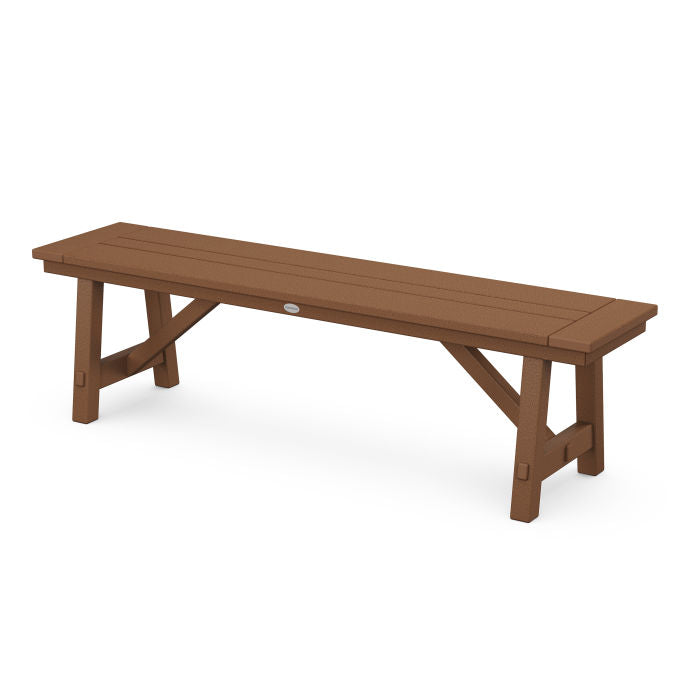 Polywood: Rustic Farmhouse 60 Backless Bench - Image 3